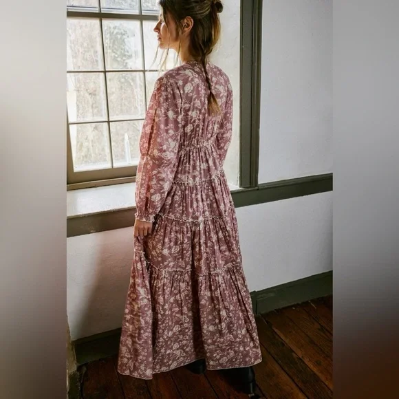 Free People Pappiet MIDI Dress Size XS NWT